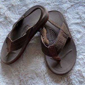 Rainbow Slingback Flip Flops